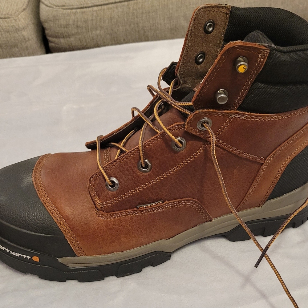 Carhartt 6 inch lace up waterproof composite toe work boots